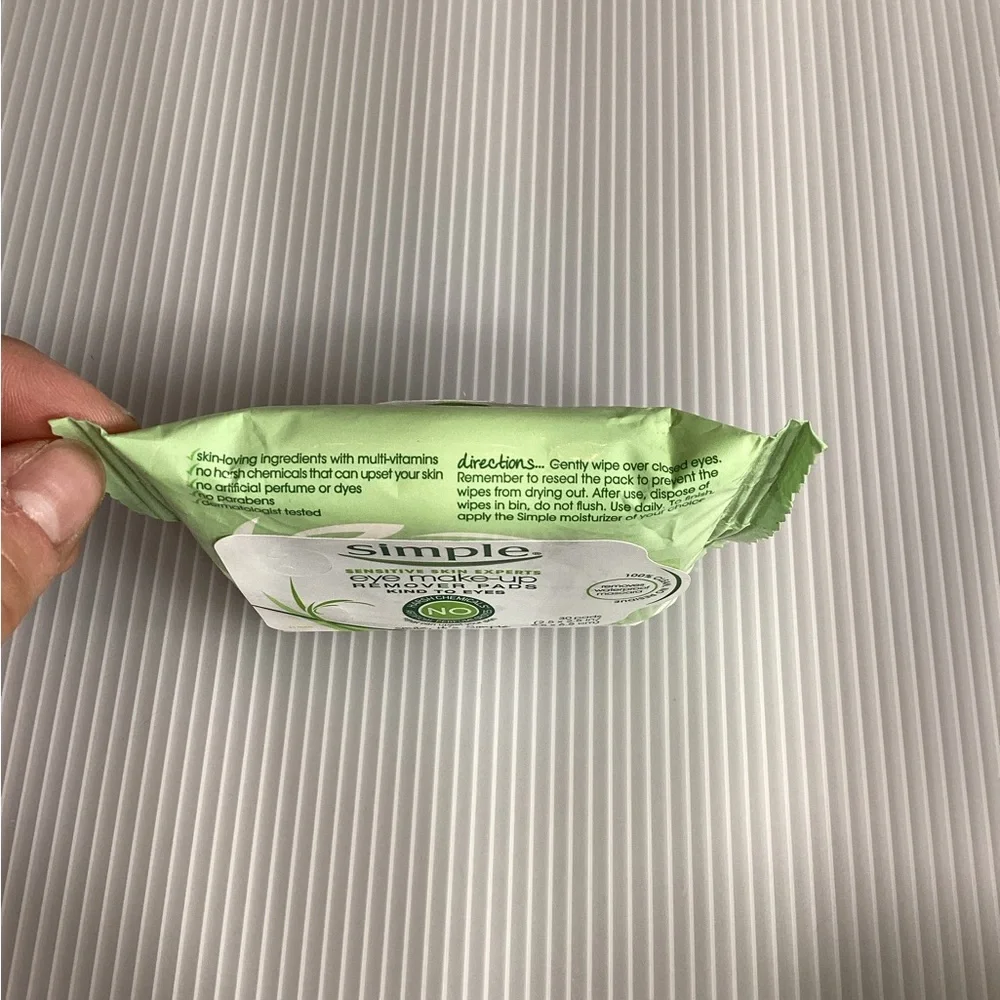 Set of 3 Simple Facial Cleaning Wipes/Pads